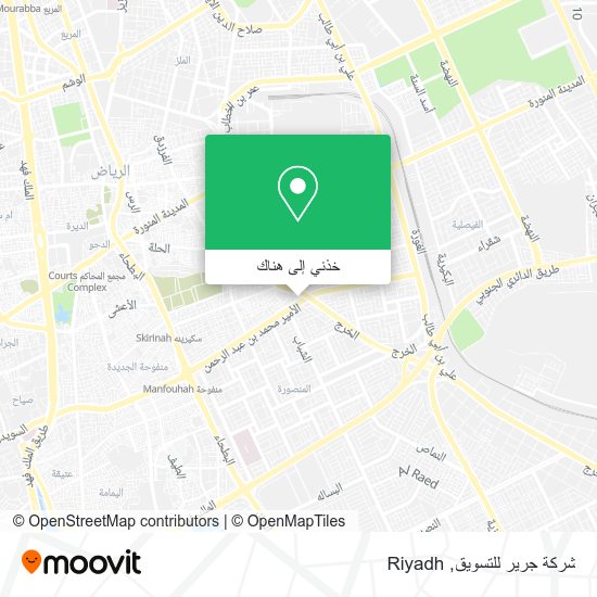 خريطة شركة جرير للتسويق