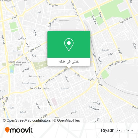 خريطة مسجد ربيعة