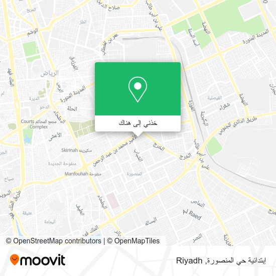 خريطة إبتدائية حي المنصورة