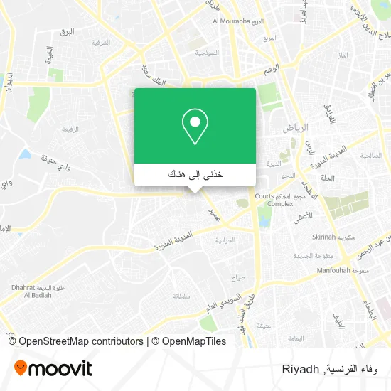 خريطة وفاء الفرنسية