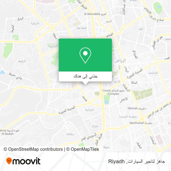 خريطة جاهز لتاجير السيارات