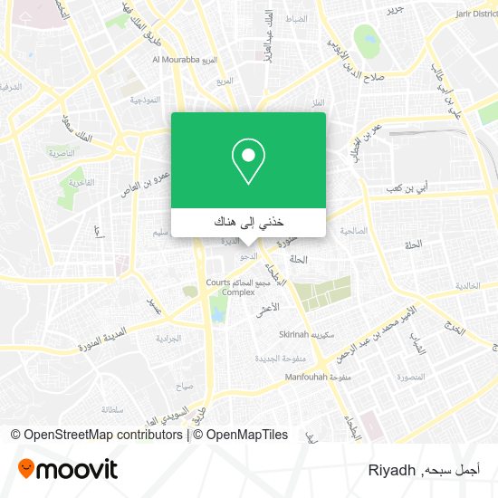 خريطة أجمل سبحه
