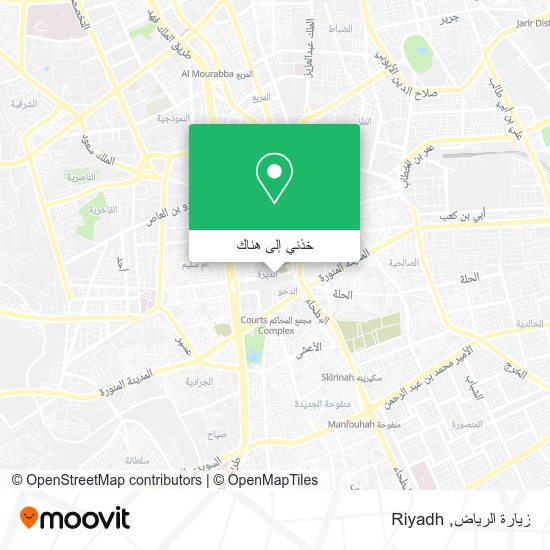 خريطة زيارة الرياض