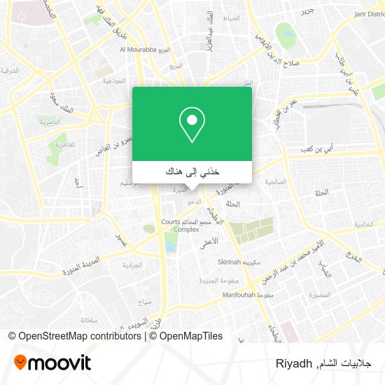 خريطة جلابيات الشام