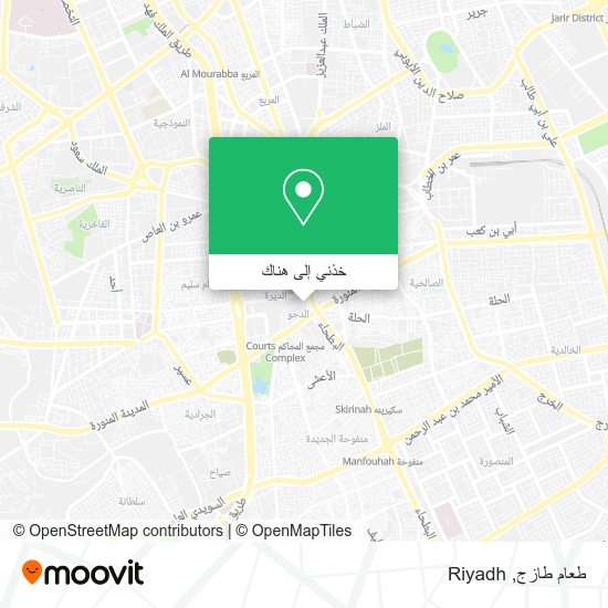 خريطة طعام طازج