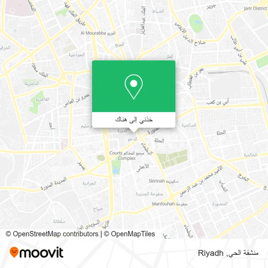 خريطة منشفة الحي