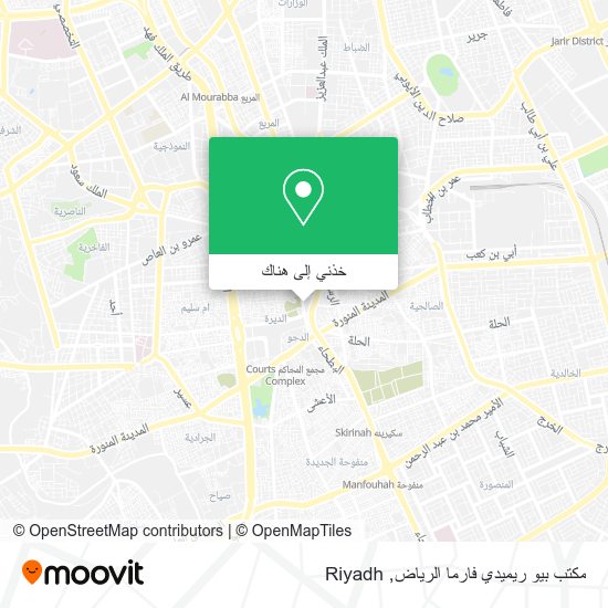 خريطة مكتب بيو ريميدي فارما الرياض