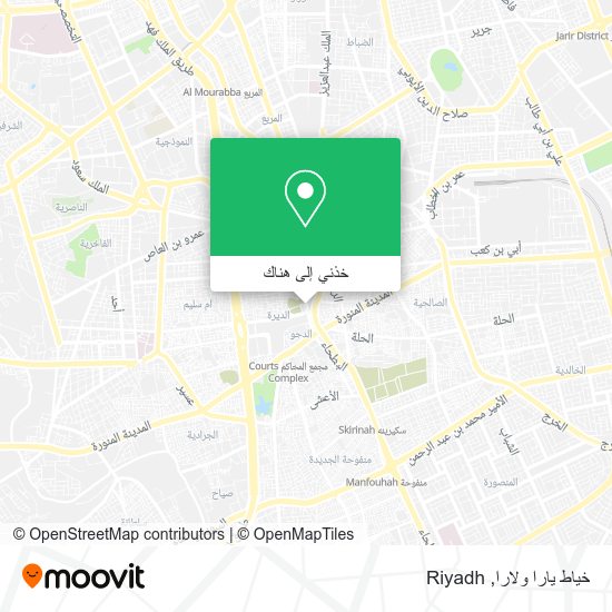 خريطة خياط يارا ولارا