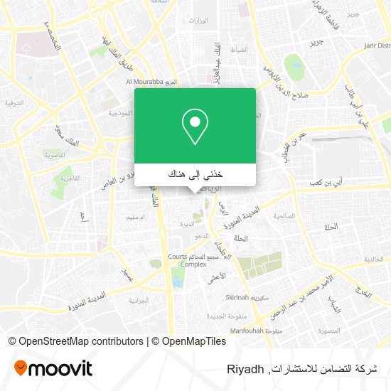 خريطة شركة التضامن للاستشارات