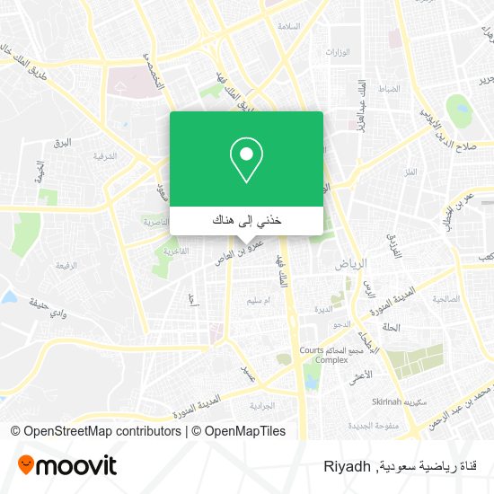 خريطة قناة رياضية سعودية