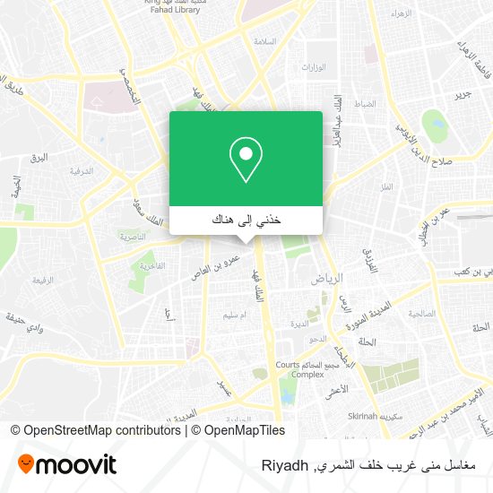 خريطة مغاسل منى غريب خلف الشمري
