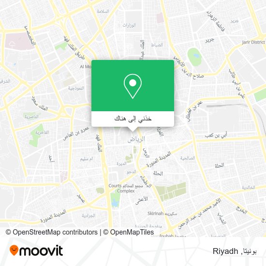 خريطة بونيتا