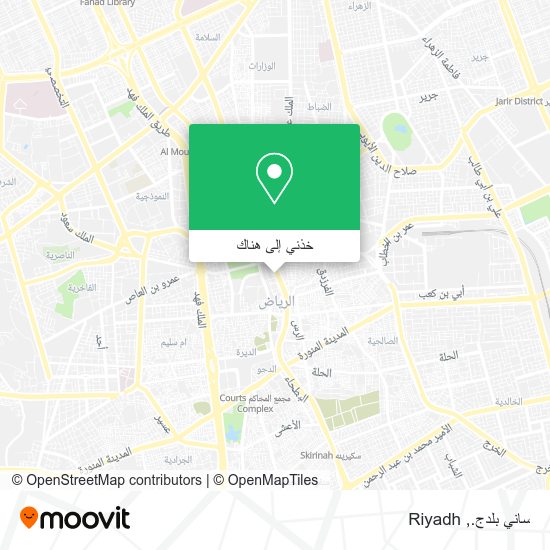 خريطة ساني بلدج.