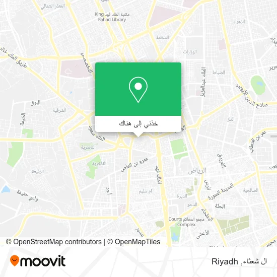 خريطة ال شعثاء