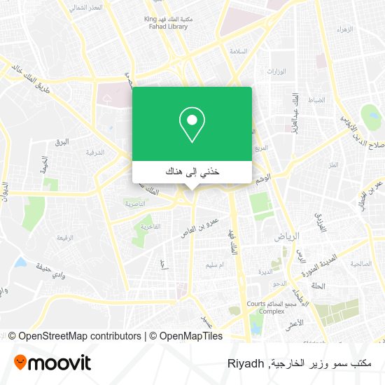 خريطة مكتب سمو وزير الخارجية
