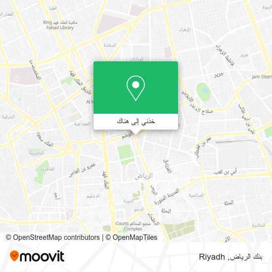 خريطة بنك الرياض