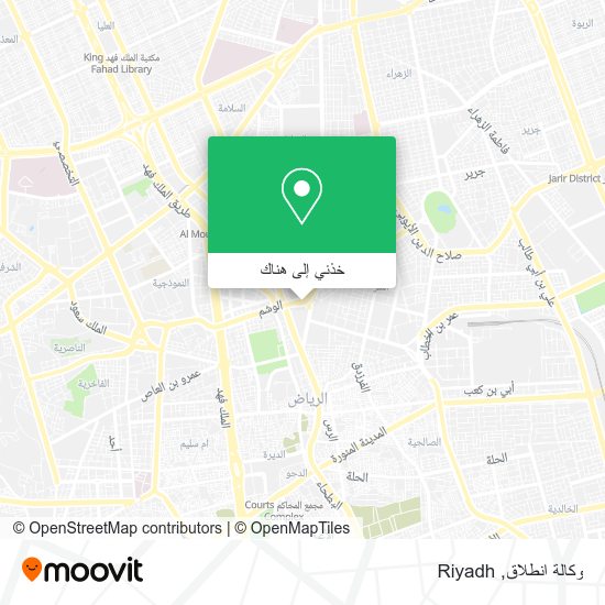 خريطة وكالة انطلاق