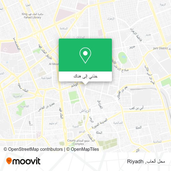 خريطة محل ألعاب