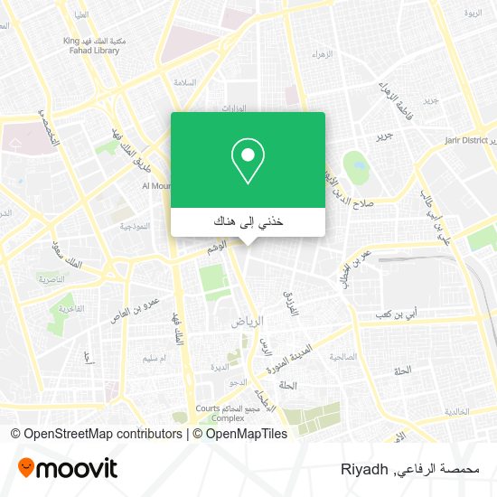 خريطة محمصة الرفاعي