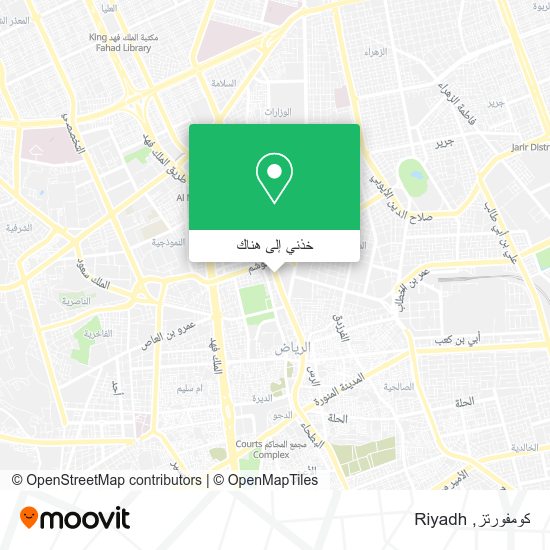 خريطة كومفورتز