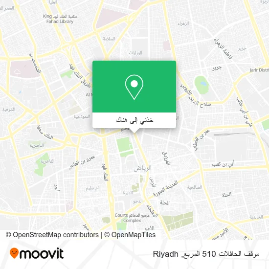 خريطة موقف الحافلات 510 المربع