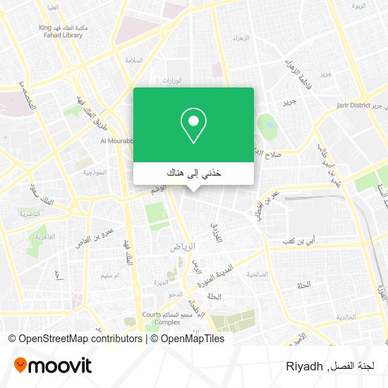 خريطة لجنة الفصل