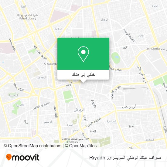 خريطة صراف البنك الوطني السويسري