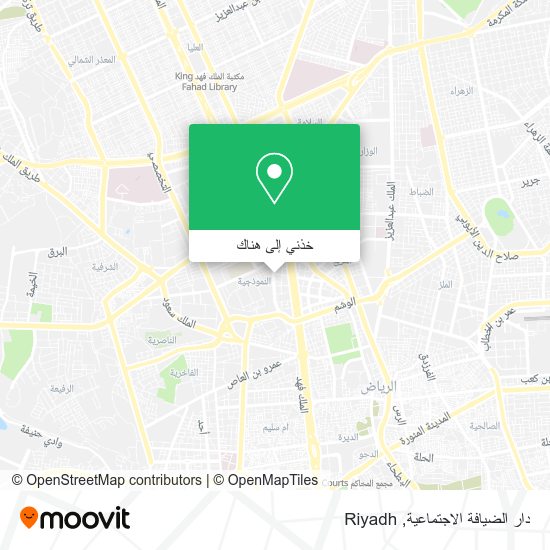 خريطة دار الضيافة الاجتماعية