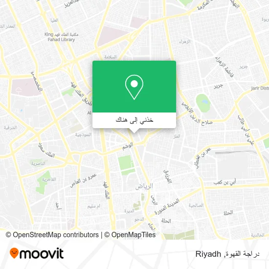 خريطة دراجة القهوة