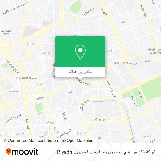 خريطة شركة خالد هوساوي محاسبون ومراجعون قانونيون