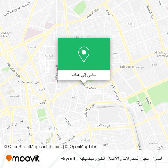 خريطة اضواء الخيال للمقاولات والاعمال الكهروميكانيكية