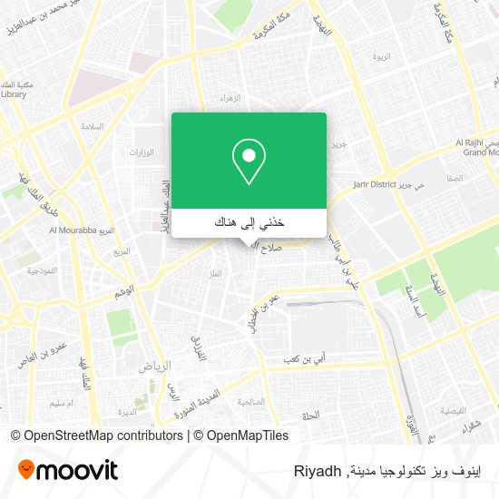 خريطة إينوف ويز تكنولوجيا مدينة