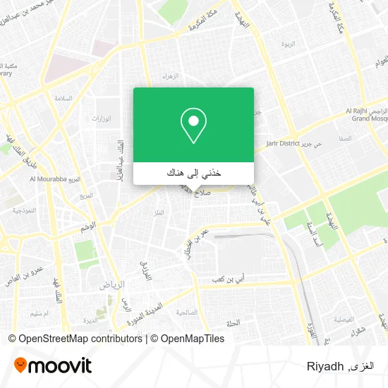 خريطة الغزى