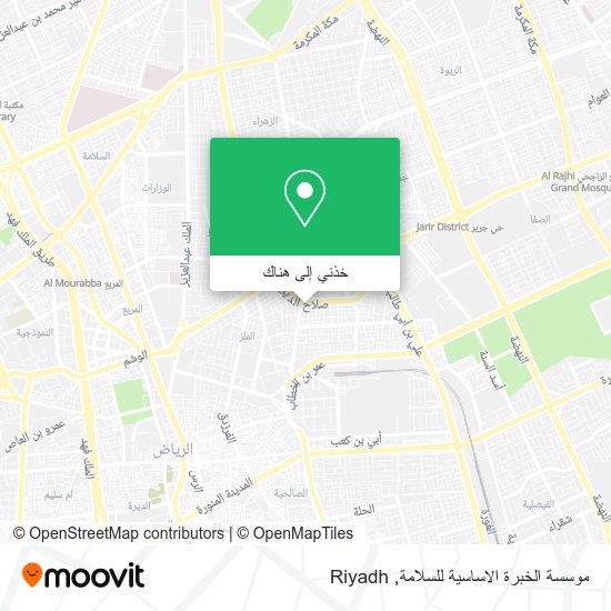 خريطة موسسة الخبرة الاساسية للسلامة
