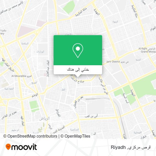 خريطة قرص مركزي