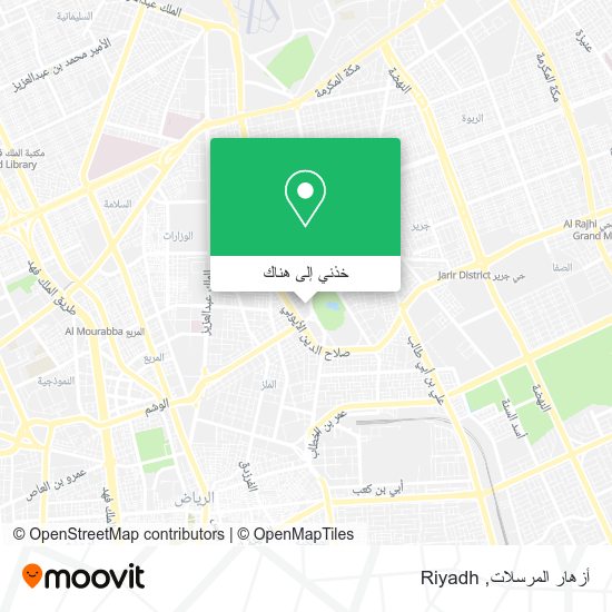 خريطة أزهار المرسلات