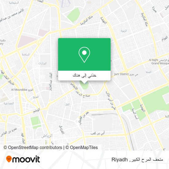 خريطة متحف المرح الكبير