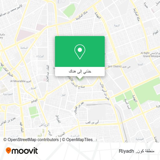 خريطة منطقة كون