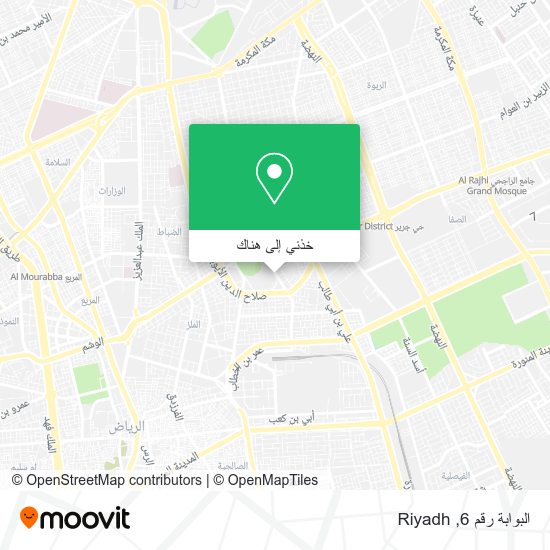 خريطة البوابة رقم 6
