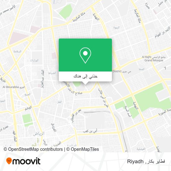 خريطة فطاير بكار