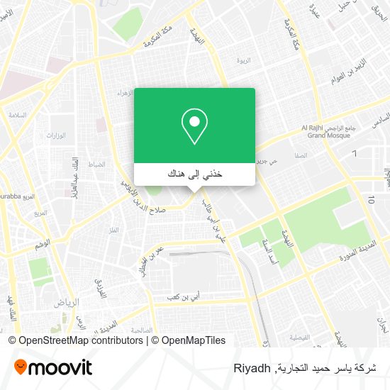 خريطة شركة ياسر حميد التجارية