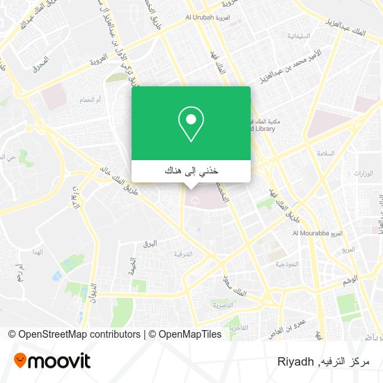 خريطة مركز الترفيه