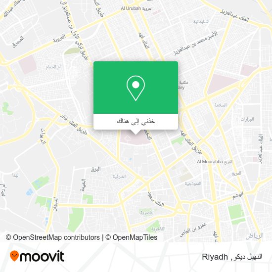 خريطة النهيل ديكو