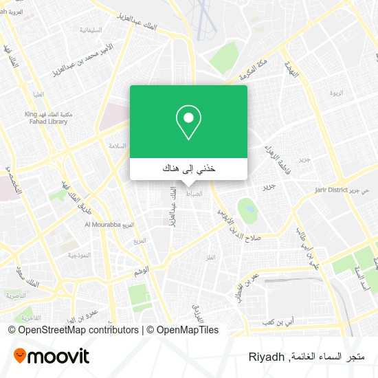 خريطة متجر السماء الغائمة