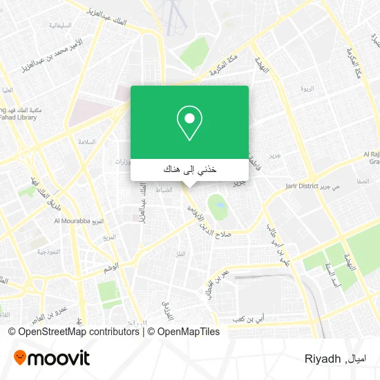 خريطة اميال