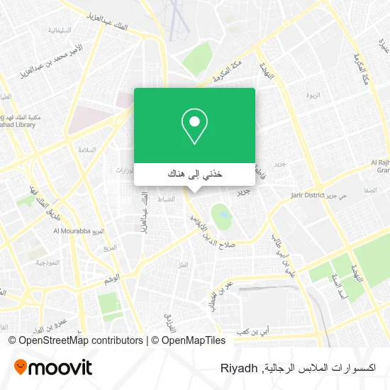 خريطة اكسسوارات الملابس الرجالية
