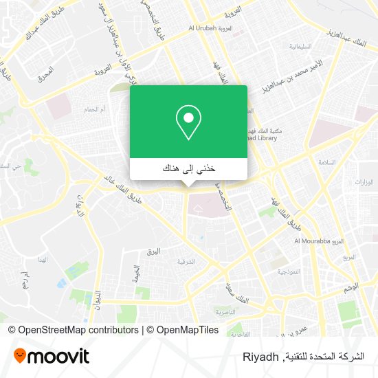 خريطة الشركة المتحدة للتقنية