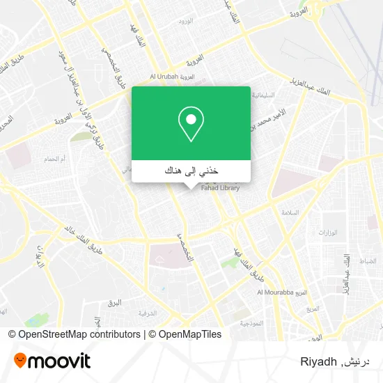 خريطة درنيش