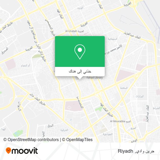 خريطة جرين وادي