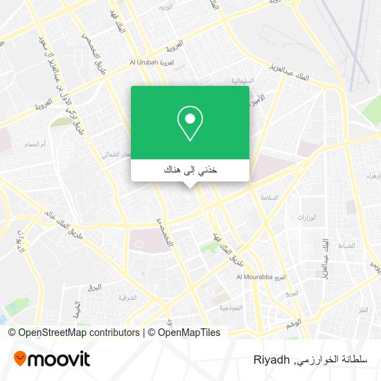 خريطة سلطانة الخوارزمي
